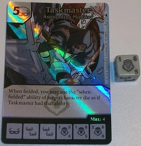 Foil TASKMASTER: ASTOUNDING MIMICRY 38 Deadpool Dice Masters - Foto 1 di 1