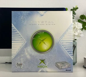 MICROSOFT XBOX KLASSIK Konsole LIMITED CRYSTAL EDITION mit Verpackung (WIE NEU) - Bild 1 von 19