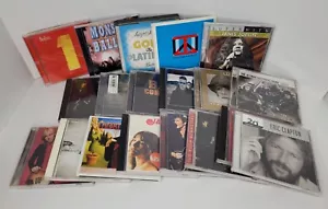 Classic Rock Vintage Music CD Lot Of 19 U2, Tom Petty, Eric Clapton, The Beatles - Picture 1 of 20