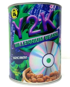 Meow Wolf Omega Mart Y2K Millennium Beans Contingency Sauce Nacho Stash Can - Picture 1 of 2