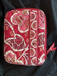 Vera Bradley E-READER SLEEVE  Red Posies LOLA iPad Mini, Kindle Nook Nintendo - Picture 1 of 7