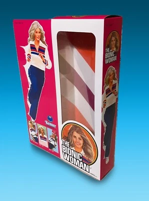 Восстановленная коробка Kenner Bionic Woman первого выпуска (только) - Изображение 1 из 2
