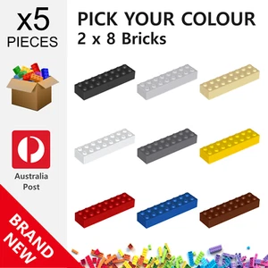 5x Genuine LEGO™ - 2 x 8 Bricks - 3007 93888 New Brick Parts - Picture 1 of 12