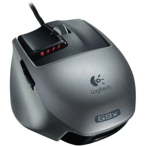 Logitech G9x Laser Gaming Maus schnurgebunden schwarz/silber, 5700 dpi Laser - Bild 1 von 8