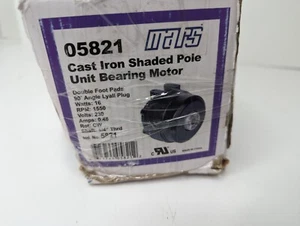 MARS 05821 CAST IRON SHADED POLE UNIT BEARING MOTOR - Picture 1 of 3