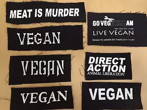 Parches - punk, corteza, núcleo molido, núcleo duro, vegano, paz, anarco, metal, costura - Imagen 1 de 4