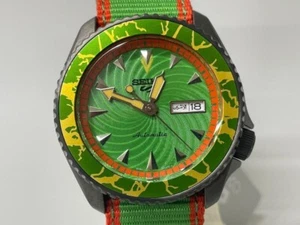 SEIKO 5 Sports x Street Fighter V Collaboration Limited SBSA083 BLANKA Watch - Picture 1 of 11