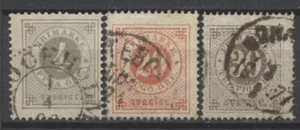 Nº: 128693 - SUECIA - LOTE DE 3 SELLOS MUY ANTIGUOS - USADOS!! - Imagen 1 de 1