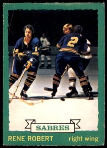1973-74 O-Pee-Chee Light Backs Rene Robert #139