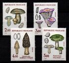 France 1987 Sc# 2050-2053 Mint MNH mushroom fungi plant bolete chanterelle morel