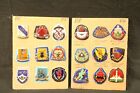 18x US Army Distinctive Unit Insignia DUI Pins, 26th Support, 2nd Support, 197th
