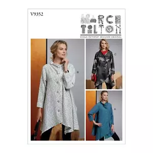 Vogue Sewing Pattern 9352 Misses Ladies Loose Fitting Coat Size L-XXL - Picture 1 of 1