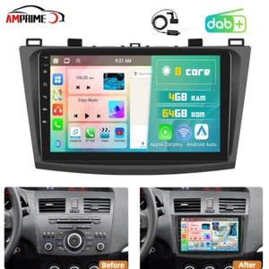 Für Mazda3 BL 2009-2013 Autoradio DAB+ Android 13 GPS Navigation WIFI DSP 4G+64G - Bild 1 von 20