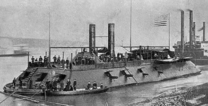 USS CAIRO. Barco cañón fluvial 1861. Plano de modelismo - Imagen 1 de 4