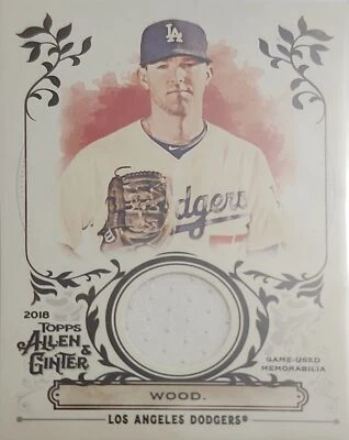 2018 Topps Allen & Ginter Full-Size Relics#FSRA-AW Alex Wood - Image 1 of 2
