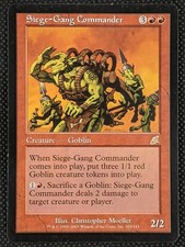 1x MTG Scourge ** Siege-Gang Commander ** English (NM/SP)