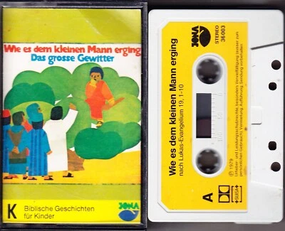 MC Biblische Geschichten für Kinder - Wie es dem kleinen Mann erging - JONA 1979 - Bild 1 von 3