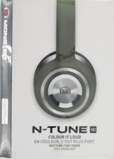 Monster N-Tune On-Ear Corded Headphones-Matte Green