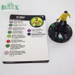 Heroclix Star Trek: Away Team TOS set Lt. Sulu #019 Uncommon figure w/card! - Picture 1 of 1