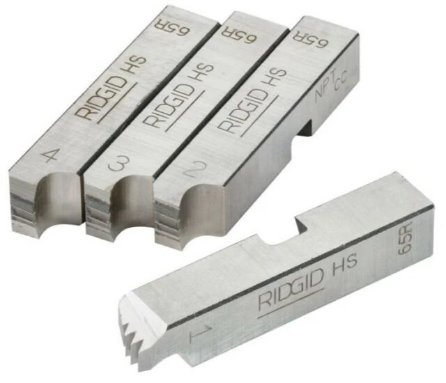 Ridgid 65R HS High Speed Die Set 1-2 Pipe Threader  - Image 1 of 1
