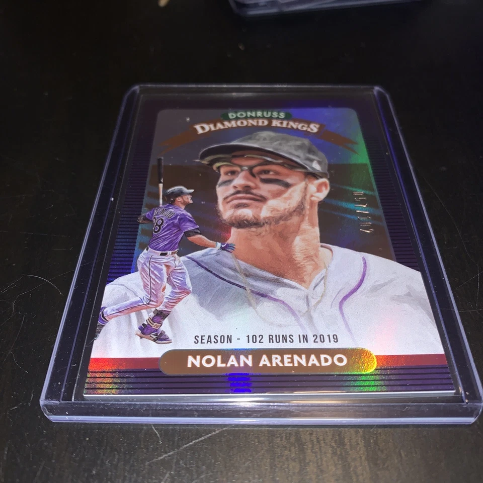 2020 Donruss Diamond Kings Holo  #29 Nolan Arenado Colorado Rockies /102 - Image 1 of 4