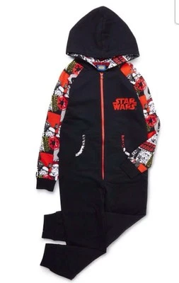 Vestido elegante todo en uno con capucha bolsillo Star Wars para niños de 2 a 14 años ALGODÓN Foto 1 de 4