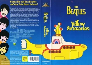 THE BEATLES: YELLOW SUBMARINE (1968) ANIMATION - GERMAN VHS - Picture 1 of 1