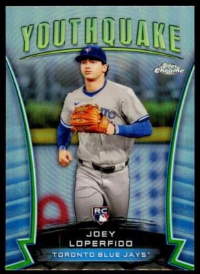 2024 Topps Chrome Update Joey Loperfido YQ-71 Youthquake Toronto Blue Jays - Image 1 of 2
