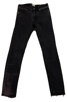 Pantalones negros ajustados con cremallera ZADIG & VOLTAIRE Eva para mujer talla 28 negros excelentes Foto 1 de 3