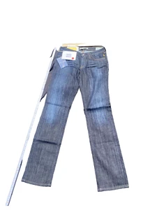 Pantalones de mezclilla para mujer Meltin Pot MEG azules talla 29 nuevos con etiquetas con diseño clásico de 5 bolsillos - Imagen 1 de 4