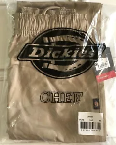 NEW Dickies Chef Unisex-Adult's Elastic Waist Cargo Pocket Pant, Khaki, XS - Picture 1 of 7