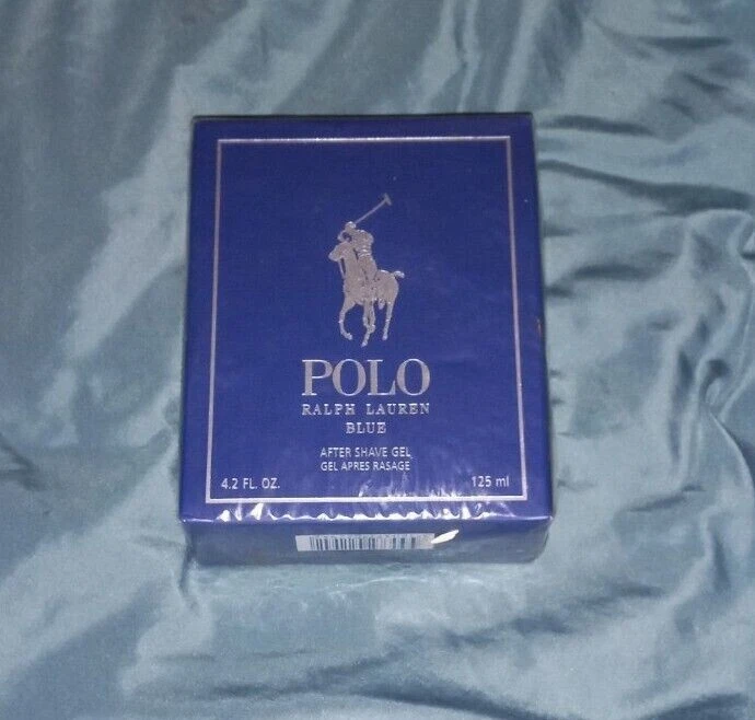 Ralph Lauren POLO 蓝色剃须后凝胶 4.2 盎司 / 125 毫升未拆封罕见 — 第 1/1 张图片