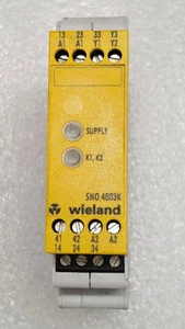 WIELAND SNO 4003K-A SAFETY RELAY R1.188.0400.1 - Imagen 1 de 7