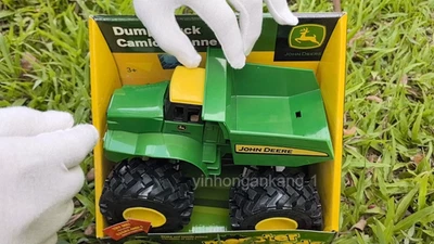 TOMY John Deere Articulated Dump Truck Tractor Monster Truck Model - Image 1 of 4