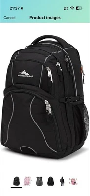 Рюкзак для ноутбука High Sierra Swerve, черный, один размер - Изображение 1 из 4