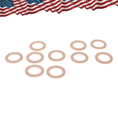 Piece of 10 Car Oil Drain Plug Gaskets Fits for Mercedes-Benz C 300 2008-2023 — 第 1/4 张图片