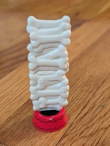 Vintage 2003 UFS PEANUTS Snoopy Hundehütte Knochen Haufen Weihnachten Display - Bild 1 von 8