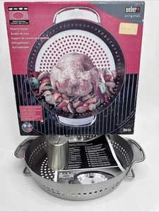 Weber 8838 Geflügelbräter Gourmet Grillsystem Hähnchen Gemüse - Bild 1 von 8