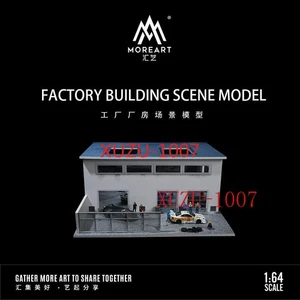 Diorama 1:64 Auto Garage Modell Beleuchtung Stadt Fabrik Gebäude Szene Vitrinenmodell - Bild 1 von 8
