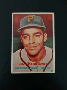 1957 Topps Set-Break #327 Jim Pendleton Free Shipping - Picture 1 of 2