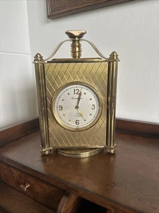 Rotating Desk Compendium Weather Station Clock Linden Barometer Thermometer - Picture 1 of 18