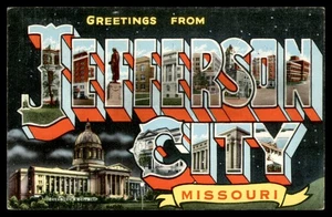 Postkarte Grüße aus Jefferson City, MO - Bild 1 von 2