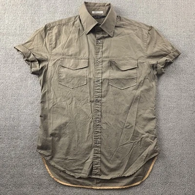 Camisa Paul Smith Adulto Mediana Verde Abotonada Manga Corta Lujo Informal Para Hombre Foto 1 de 4