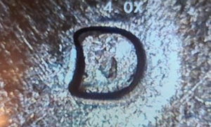 1972 D MS BU Washington quarto 25C riempito D marchio di zecca errore moneta non circolata - Foto 1 di 4