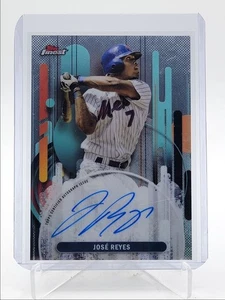 JOSE REYES 2025 TOPPS FINEST AUTOGRAPH NEW YORK METS AUTO Q4450 - Picture 1 of 2