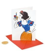 Papyrus Snow White with Cupcake Birthday Card Greeting Card - Image 1 of 3