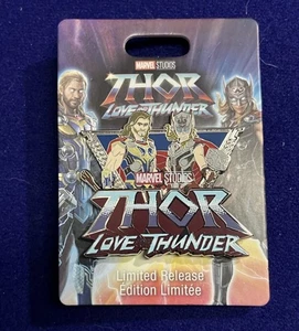 Disney Marvel Studios Thor Love And Thunder Logo Pin LR New In Hand - Picture 1 of 2