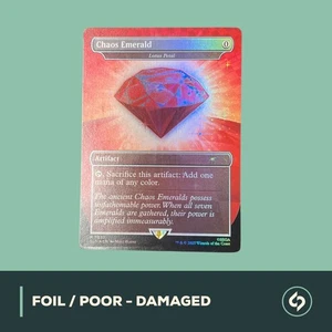 MTG | Chaos Emerald Red / Lotus Petal | SONIC x SECRET LAIR | POOR | EN | FOIL - Bild 1 von 5