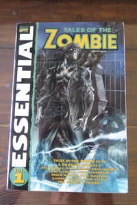 ESSENTIAL TALES OF THE ZOMBIE TPB MARVEL COMICS B/W VERY RARE OOP - Picture 1 of 3