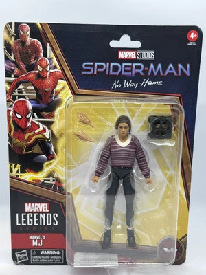 Figura de acción Marvel Legends Spider-Man No Way Home MJ 6" caja dañada Foto 1 de 4